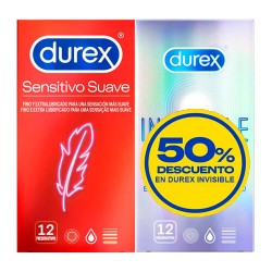 DUREX DUPLO SENSITOVP SUAVE+ INVISIBLE