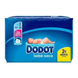 DODOT PAÑAL PRIMEROS MESES T2 4-8KG 40U