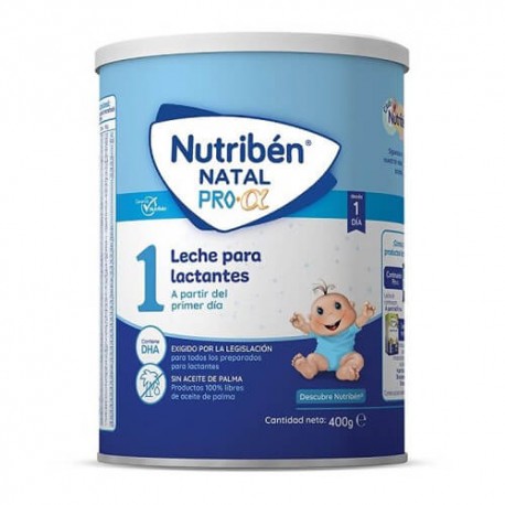 Nutribén Natal Pro Alfa Leche para Lactantes 400 gr.