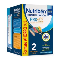 Nutribén Continuación Pro Alfa Sin Aceite de Palma Formato Ahorro 1200 gr.