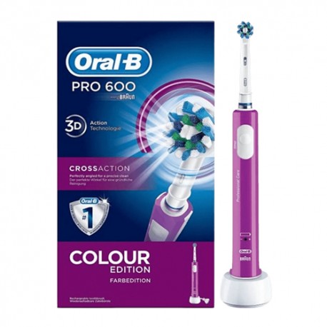 ORAL-B CEPILLO PRO 600 CROSSACTION MORADO