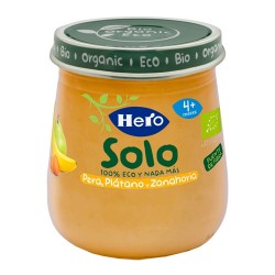 HERO BABY SOLO PERA PLATANO ZANAHORIA 120 G