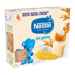 Nestlé Leche y Cereales Sin Gluten 2x250 ml.