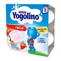 Nestlé Yogolino Lácteo Infantil de Fresa 4x100 gr.