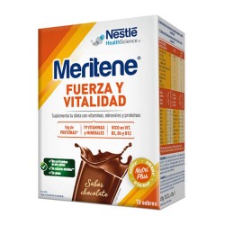 Nestlé Meritene Fuerza y Vitalidad Batido Sabor Chocolate 15 Sobres