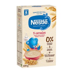 Nestlé Papilla de Cereales 5 Cereales 600 gr.