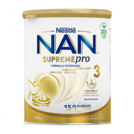 Nestlé NAN Supreme Pro 3 Leche de Crecimiento 800 gr.