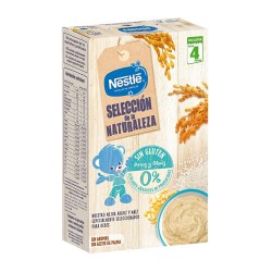 Nestlé Papillas de Cereales Selección de la Naturaleza Arroz y Maíz Sin Gluten 330 gr.