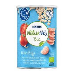 Nestlé Naturnes Bio Nutri Puffs Snack de Cereales con Tomate 35 gr.