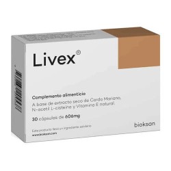 Livex 30 Cápsulas de 606 mg.