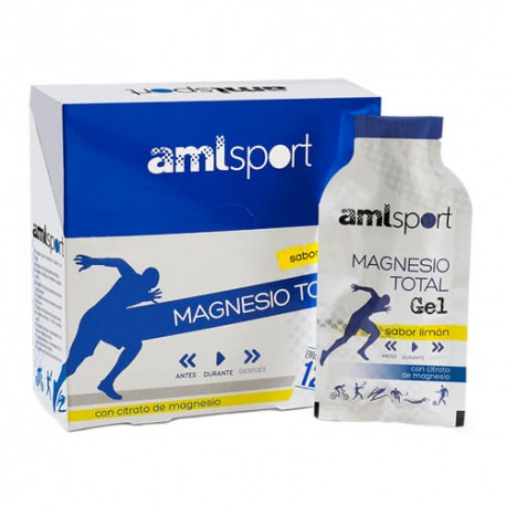 ANA MARIA LAJUSTICIA AMLSPORT MAGNESIO GEL LIMON 12 SOBRES