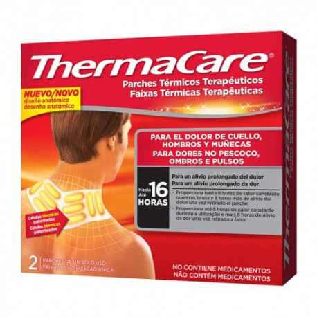 ThermaCare Parches Térmicos Terapéuticos Cuello, Hombros y Muñecas 2 Parches