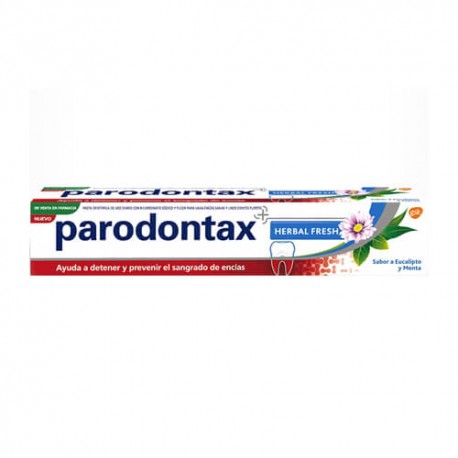 Parodontax Herbal Fresh Pasta Dentífrica Sabor Eucalipto y Menta 75 ml.