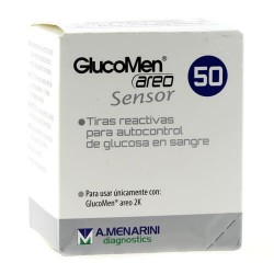 Glucomen Areo Sensor Tiras Reactivas Glucemia 50 Tiras