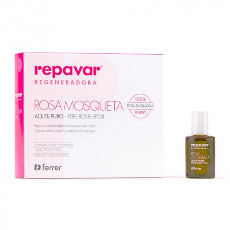 Repavar Regeneradora Aceite Puro de Rosa Mosqueta 15 ml.