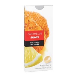 Sawes Caramelos Miel-Limón Sin Azucar Blister 22 gr.