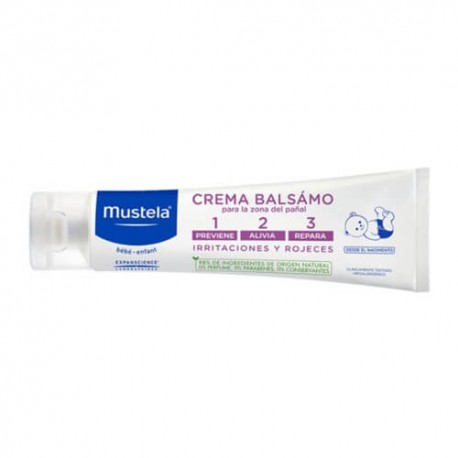 Mustela Crema Bálsamo 1 2 3 Irritaciones y Rojeces 100 ml.