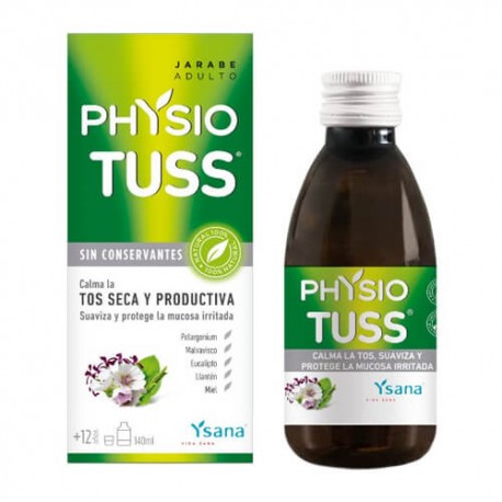 Ysana Physio Tuss Adulto Tos Seca y Produtiva 140 ml.