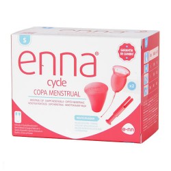 Enna Cycle Copa Menstrual Talla S con Aplicador 2 Unidades