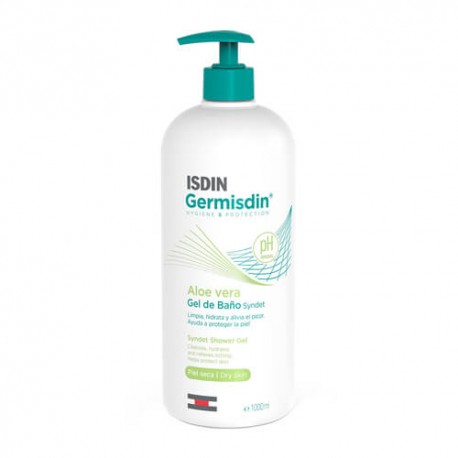 ISDIN Germisdin Aloe Vera Gel de Baño Syndet Piel Seca 1000 ml.