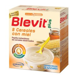 Blevit Plus 8 Cereales Con Miel 600 gr.