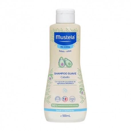 Mustela Piel Normal Champú Bebé con Aceite de Aguacate 500 ml.