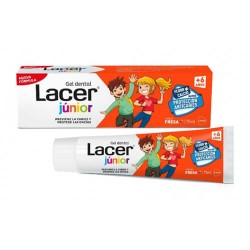 Lacer Junior Gel Dental Sabor Fresa 75 ml.