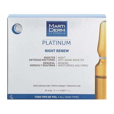 Martiderm Platinum Night Renew 30 Ampollas