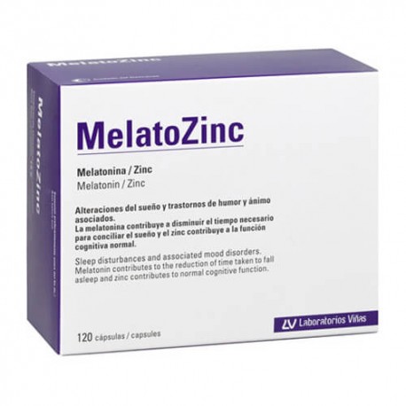 MelatoZinc 1 mg. 120 Cápsulas