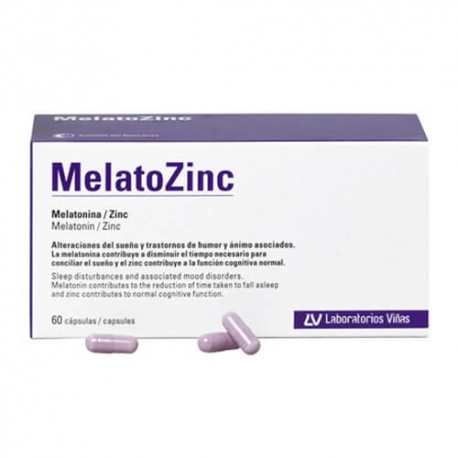 MelatoZinc 1 mg. 60 Cápsulas