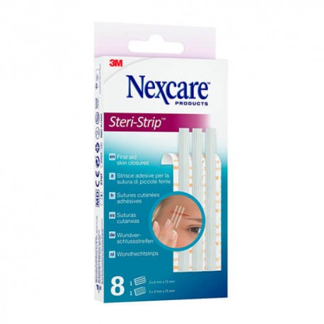 3M Nexcare Steri-Strip Tamaños Surtidos 8 Tiras