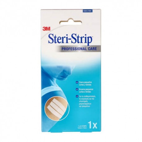 3M Steri-Strip Suturas Cutáneas Adhesivas 100x12 mm. 6 Tiras