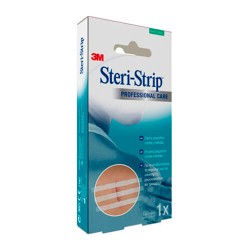 3M Steri-Strip Suturas Cutáneas Adhesivas Reforzadas 38x6 mm. 6 Tiras