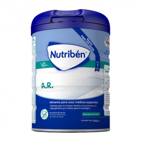 Nutribén A.R. Fórmula Anti-Regurgitación Para Lactantes 800 gr.