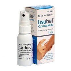 Lisubel Clorhexidina 2% Spray Antiséptico 25 ml.