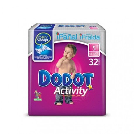 Pañal Dodot Activity T5 32 Unidades